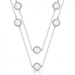 ŽENSKA FREELOOK SREBRNA OGRLICA OD HIRURŠKOG ČELIKA
