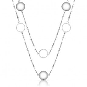 ŽENSKA FREELOOK SREBRNA OGRLICA OD HIRURŠKOG ČELIKA