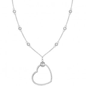 ŽENSKA FREELOOK SREBRNA OGRLICA OD HIRURŠKOG ČELIKA