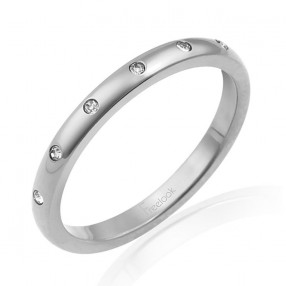 ŽENSKI FREELOOK SREBRNI PRSTEN OD HIRURŠKOG ČELIKA S