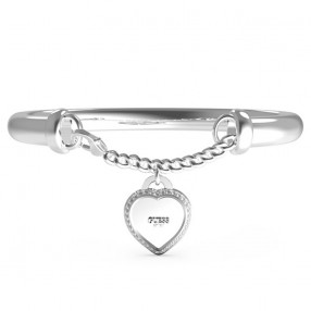 ŽENSKA GUESS FINE HEART NARUKVICA OD HIRURŠKOG ČELIKA