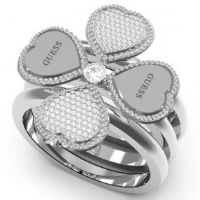 ŽENSKI GUESS FINE HEART PRSTEN OD HIRURŠKOG ČELIKA