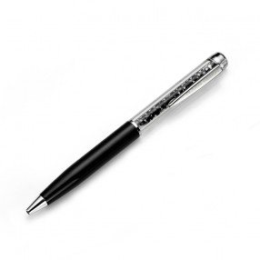 Olovka sa swarovski kristlima Oliver Weber Crystal Luxury Pen Black