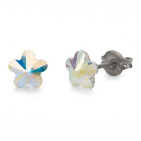 ŽENSKE OLIVER WEBER SENSITIVE VIOLA FLOWERS CRYSTAL MINDJUŠE SA SWAROVSKI KRISTALIMA