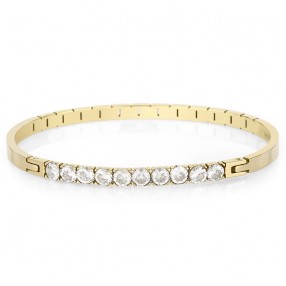 ŽENSKA SANTA BARBARA POLO ZLATNA NARUKVICA OD HIRURŠKOG ČELIKA