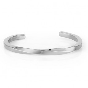 ŽENSKA SANTA BARBARA POLO SREBRNA NARUKVICA OD HIRURŠKOG ČELIKA