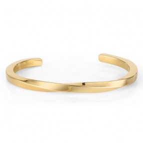 ŽENSKA SANTA BARBARA POLO ZLATNA NARUKVICA OD HIRURŠKOG ČELIKA