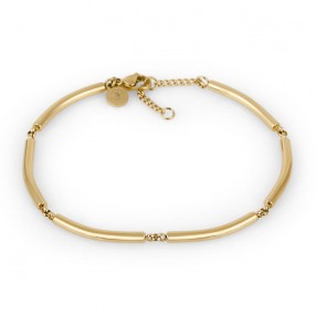 ŽENSKA SANTA BARBARA POLO ZLATNA NARUKVICA OD HIRURŠKOG ČELIKA