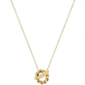 ŽENSKA SANTA BARBARA POLO ZLATNA OGRLICA OD HIRURŠKOG ČELIKA