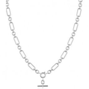 ŽENSKA SANTA BARBARA POLO SREBRNA OGRLICA OD HIRURŠKOG ČELIKA