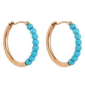 ŽENSKE SANTA BARBARA POLO ROZE ZLATNE MINDJUŠE OD HIRURŠKOG ČELIKA