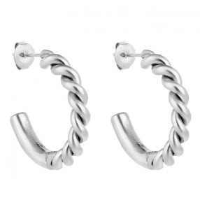 ŽENSKE SANTA BARBARA POLO SREBRNE MINDJUŠE OD HIRURŠKOG ČELIKA