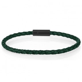 MUŠKA SANTA BARBARA POLO ZELENA KOŽNA NARUKVICA M