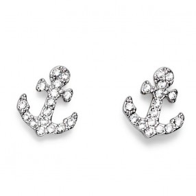 Ženske Oliver Weber Anchor Crystal mindjuše sa swarovski belim kristalom