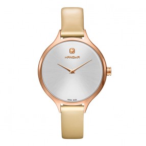Ženski Hanowa Swiss Glossy Roze Zlatni Beli ručni sat