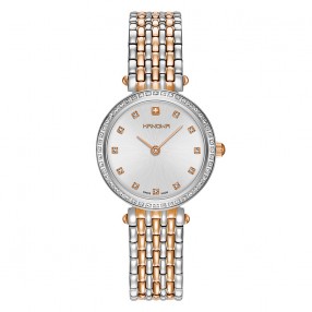 Ženski Hanowa Swiss Marlene Tanki Roze Zlatni ručni sat