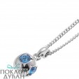 ŽENSKI OLIVER WEBER BLUE EYE AQUAMARINE LANČIĆ SA SWAROVSKI PLAVIM KRISTALIMA