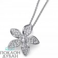 ŽENSKI OLIVER WEBER WONDER CRYSTAL LANČIĆ SA SWAROVSKI BELIM KRISTALNIM PRIVESKOM