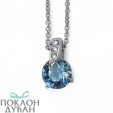Ženski Oliver Weber Joice Aquamarine Lančić Sa Swarovski Plavim Kristalom