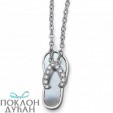 ŽENSKI OLIVER WEBER FLIP FLOP CRYSTAL LANČIĆ SA SWAROVSKI BELIM KRISTALIMA