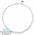 ŽENSKA OLIVER WEBER ASPECT PEARL STE OGRLICA SA BELIM SWAROVSKI PERLAMA