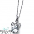 ŽENSKI OLIVER WEBER PREZZY CRYSTAL LANČIĆ SA BELIM SWAROVSKI KRISTALNIM PRIVESKOM