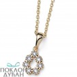 ŽENSKI OLIVER WEBER WAY WHITE ZIRCON GOLD LANČIĆ SA BELIM SWAROVSKI CIRKONIMA