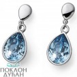 ŽENSKE OLIVER WEBER DELITE AQUA MINDJUŠE SA SWAROVSKI PLAVIM KRISTALOM
