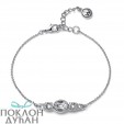 Ženska Oliver Weber Company Crystal Narukvica Sa Belim Swarovski Kristalima