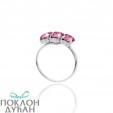 Ženski Victoria Cruz Celine Tree Minis Rose Prsten Sa Swarovski Roze Kristalom