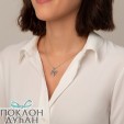 Ženski Victoria Cruz Letter "H" Multicolor Lančić Sa Swarovski Kristalima
