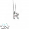 Ženski Victoria Cruz Letter "R" Multicolor Lančić Sa Swarovski Kristalima