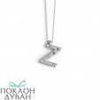 Ženski Victoria Cruz Letter "Z" Multicolor Lančić Sa Swarovski Kristalima