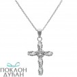 ŽENSKA VICTORIA CRUZ AQUA CRYSTAL OGRLICA SA SWAROVSKI KRISTALIMA