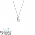 Ženski Victoria Cruz Jasmine Lančić Sa Swarovski Belim Kristalom
