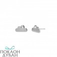 Ženske Victoria Cruz Areca Cloud Mindjuše Sa Swarovski Belim Kristalom