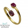 ŽENSKI VICTORIA CRUZ ALYSSA AMETHYST GOLD PRSTEN SA SWAROVSKI KRISTALIMA