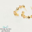 ŽENSKE PD PAOLA GLORY ZLATNE NAUŠNICE SA POZLATOM 18k