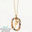 ŽENSKA PD PAOLA LETTER P ZLATNA OGRLICA SA POZLATOM 18k