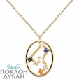 ŽENSKA PD PAOLA ZLATNA OGRLICA LEO - LAV - SA POZLATOM 18k