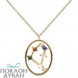 ŽENSKA PD PAOLA ZLATNA OGRLICA CAPRICORN-JARAC SA POZLATOM 18k
