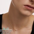ŽENSKA PD PAOLA MINI CROWN ZLATNA OGRLICA SA POZLATOM 18k