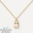 ŽENSKA PD PAOLA PADLOCK ZLATNA OGRLICA SA POZLATOM 18k