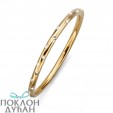 Ženska Oliver Weber Next Gold Crystal Zlatna narukvica sa swarovski belim kristalom