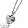Ženski Oliver Weber Gaudi Heart Multi Lančić Sa Swarovski  Kristalima