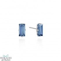 Ženske Victoria Cruz Macedonia Simple Montana Mindjuše Sa Swarovski Plavim Kristalom