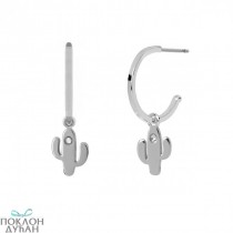 Ženske Victoria Cruz Areca Cactus Mindjuše Sa Swarovski Belim Kristalom