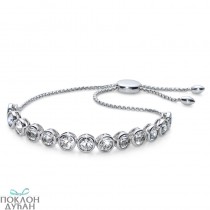 Ženska Oliver Weber Soon Crystal Narukvica Sa Swarovski Belim Kristalom