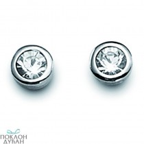 Ženske Oliver Weber Dot Crystal Mindjuše Sa Swarovski Belim Kristalom